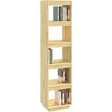 vidaXL Boekenkast / kamerscherm 40x35x167 cm massief grenenhout