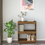 VidaXL Boekenkast 60x35x71 cm Massief Grenenhout - Honingbruin