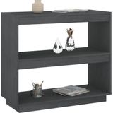 vidaXL-Boekenkast-80x35x71-cm-massief-grenenhout-grijs