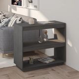 vidaXL-Boekenkast-80x35x71-cm-massief-grenenhout-grijs