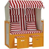 vidaXL-Strandstoel-met-kussens-poly-rattan-en-hout-rood-en-wit