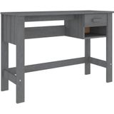 vidaXL-Bureau-HAMAR-110x40x75-cm-massief-grenenhout-donkergrijs