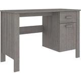 vidaXL-Bureau-HAMAR-113x50x75-cm-massief-grenenhout-lichtgrijs