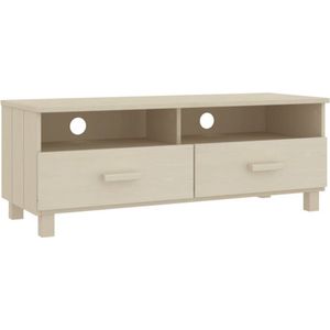 vidaXL TV-Schrank HAMAR Honigbraun 106x40x40 cm Massivholz Kiefer