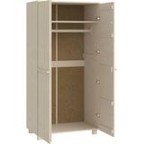 vidaXL-Kledingkast-HAMAR-89x50x180-cm-massief-grenenhout-lichtgrijs