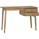 vidaXL-Bureau-met-2-lades-110x52x75-cm-massief-teakhout