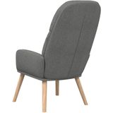 vidaXL Relaxsessel Hellgrau Stoff