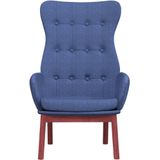 VidaXL Relaxstoel Stof Blauw