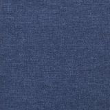 vidaXL Voetenbank 60x60x36 cm stof en kunstleer blauw