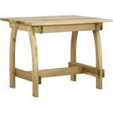 vidaXL Tuintafel 110x74x75 cm geïmpregneerd grenenhout