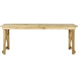 vidaXL Tuintafel 200x79x75 cm geïmpregneerd grenenhout