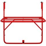 VidaXL-Balkontafel-60x40-cm-staal-rood