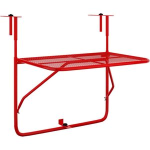 VidaXL-Balkontafel-60x40-cm-staal-rood