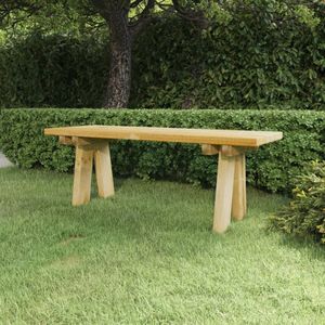 VidaXL Tuinbank 110 cm Geïmpregneerd Massief Grenenhout