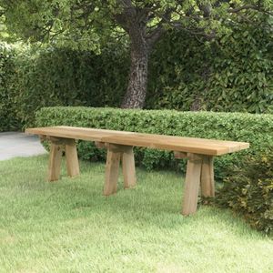 VidaXL Tuinbank 160 cm Geïmpregneerd Massief Grenenhout