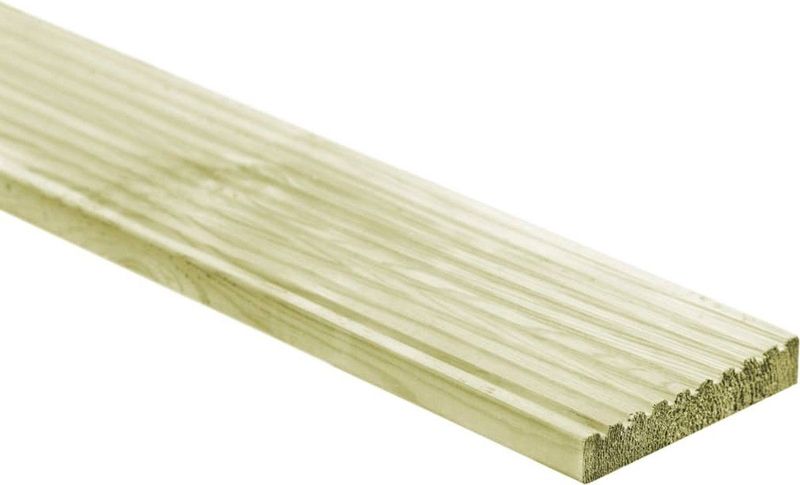vidaXL - 8 - st - Terrasplank - 1,16 - m² - 1 - m - geïmpregneerd - grenenhout