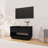 VidaXL TV-meubel 70x41x44 cm Spaanplaat Zwart