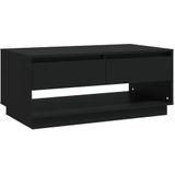 Couchtisch Schwarz 102,5x55x44 cm Holzwerkstoff Vidaxl