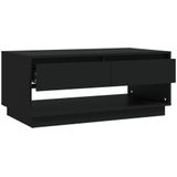 Couchtisch Schwarz 102,5x55x44 cm Holzwerkstoff Vidaxl