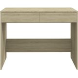 Bureau - Sonoma Eiken - Bewerkt Hout - 101 x 50 x 76,5 cm