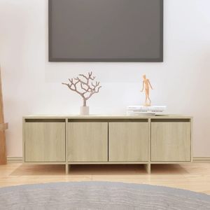 VidaXL TV-meubel 120x30x40,5 cm - Spaanplaat Sonoma Eikenkleurig