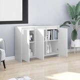 vidaXL Sideboard Weiß 102x33x75 cm Holzwerkstoff