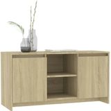 VidaXL Tv-meubel 102x37,5x52,5 cm - Spaanplaat Sonoma Eikenkleurig