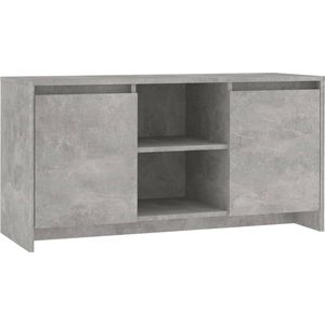 VidaXL TV-meubel 102x37,5x52,5 cm Spaanplaat Betongrijs