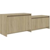 vidaXL-Tv-meubel-146,5x35x50-cm-spaanplaat-sonoma-eikenkleurig