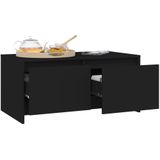 vidaXL Couchtisch Schwarz 90x50x41,5 cm Holzwerkstoff