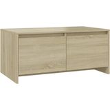 VidaXL Salontafel 90x50x41,5 cm Spaanplaat Sonoma Eikenkleurig