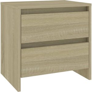 VidaXL Nachtkastje 45x34,5x44,5 cm - Spaanplaat Sonoma Eikenkleurig