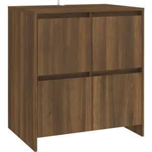 vidaXL Sideboard Braun Eichen-Optik 70x41x75 cm Holzwerkstoff