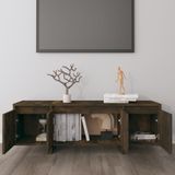 VidaXL TV-meubel 120x30x40,5 cm - Spaanplaat - Gerookt Eikenkleurig