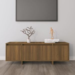 VidaXL TV-meubel 120x30x40,5 cm - Spaanplaat - Bruineikenkleurig