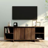 vidaXL TV-Schrank Braun Eichen-Optik 130x35x50 cm Holzwerkstoff