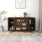 Vidaxl - Sideboard Räuchereiche 135x41x75 cm Holzwerkstoff