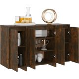 vidaXL-Dressoir-120x41x75-cm-spaanplaat-gerookt-eikenkleurig