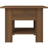 VidaXL Salontafel 55x55x42 cm Spaanplaat Bruineikenkleurig