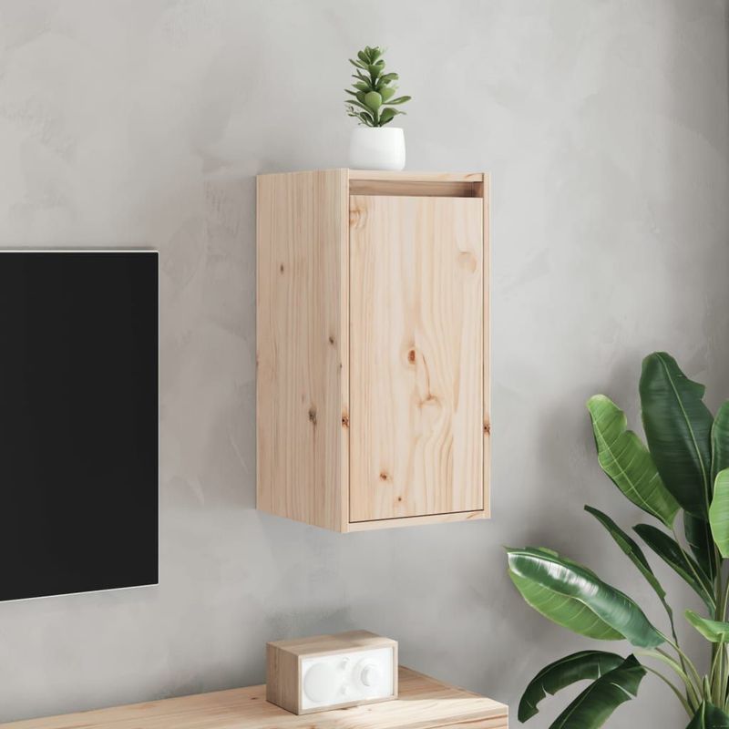 Vidaxl - Wandschrank 30x30x60 cm Massivholz Kiefer