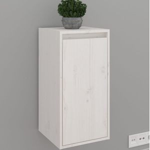 vidaXL-Wandkast-30x30x60-cm-massief-grenenhout-wit