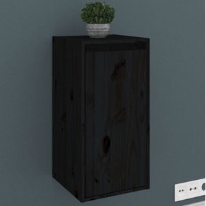 VidaXL-Wandkast-30x30x60-cm-massief-grenenhout-zwart