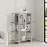 VidaXL Boekenkast/Kamerscherm 100x30x123,5 Betongrijs