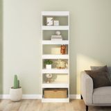 VidaXL Boekenkast/Kamerscherm 60x30x198 cm Hoogglans Wit