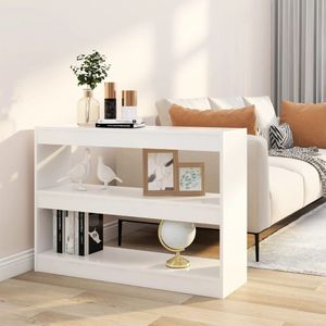 Vidaxl - Bücherregal/Raumteiler Weiß 100x30x72 cm