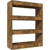 VidaXL Boekenkast/Kamerscherm 80x30x103 cm Bewerkt Hout Sonoma Eiken