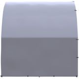Outdoor-Hühnerstall 3x10x2 m Verzinkter Stahl Vidaxl