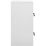 VidaXL Lockerkasten - 2 st - 90x45x92,5 cm - Staal - Lichtgrijs