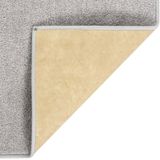vidaXL Teppich Kurzflor 80x150 cm Hellgrau
