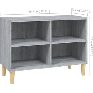 vidaXL-Tv-meubel-met-houten-poten-69,5x30x50-cm-grijs-sonoma-eiken